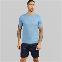 Ted Baker Mens T-Shirt And Shorts Lounge Set Solid