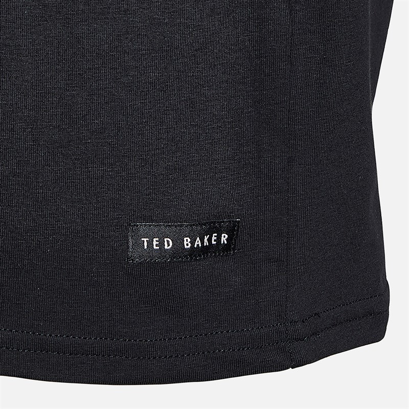 Ted Baker Mens Three Pack Crew Neck T-Shirts Black/White/Grey