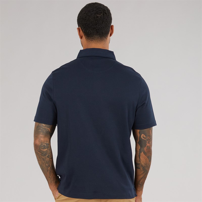 Ted Baker Mens Wilmott Slim Soft Touch Polo Shirt Navy