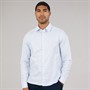 Ted Baker Mens Romeos Linen Shirt Blue