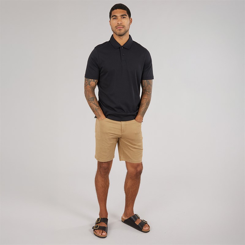 Ted Baker Mens Wilmott Slim Soft Touch Polo Shirt Black