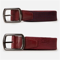 Ted Baker Mens Columm Reversable Elastic Belt Oxblood
