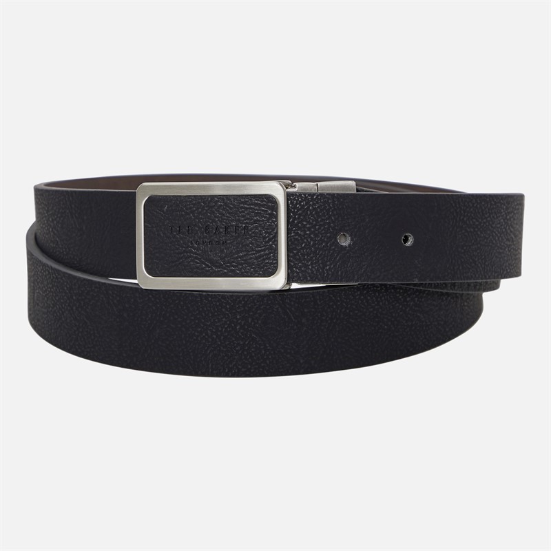 Ted Baker Mens Rate Casual Gift Box Belt Black