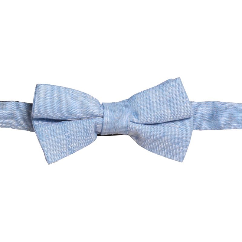 Buy Ted Baker Mens Linbow Linen Bow Tie Blue