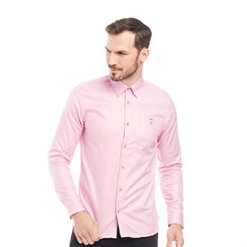 Ted Baker Heren Portmyo Lange Mouwen Overhemd Roze ted baker kopen in de aanbieding