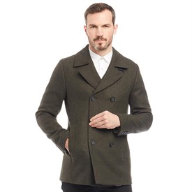 Ted Baker Heren Zachary Wol Jas Donkergroen ted baker kopen in de aanbieding