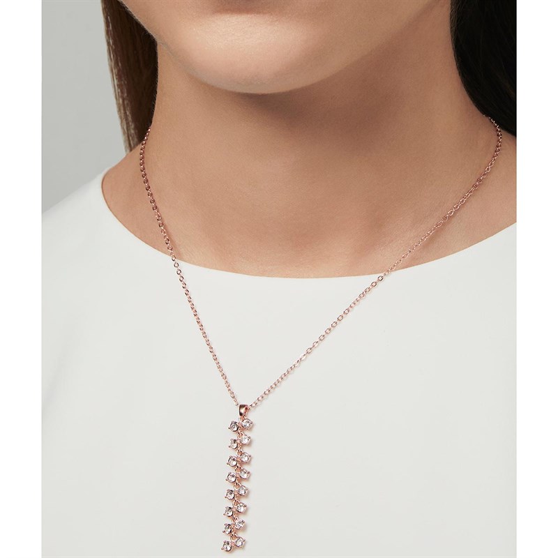 Buy Ted Baker Womens Princess Sparkle Necklace Rose Gold