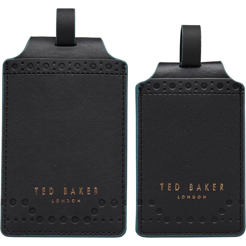 Buy Ted Baker Set Of Two Luggage Tags Black Brogue Monkian