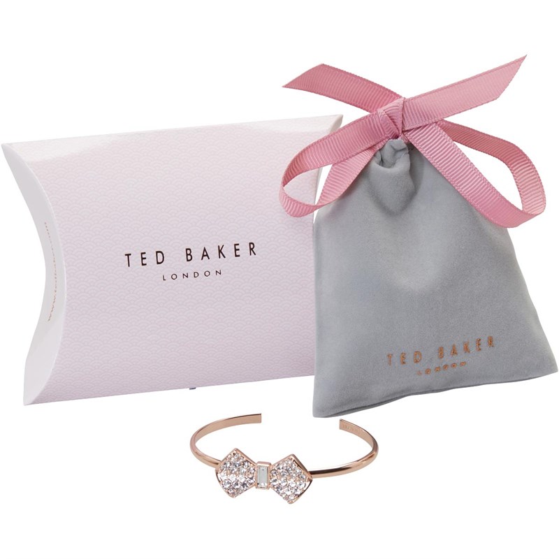 Ted baker bow necklace rose gold Clearance