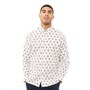 Ted Baker Mens Caledon Long Sleeve Geo Floral Printed Shirt White