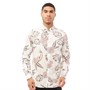 Ted Baker Mens Notting Long Sleeve Floral Printed Shirt White