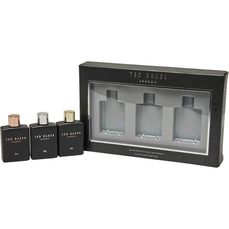 Buy Ted Baker Mens Tonic Mini EDT Trio Set Black