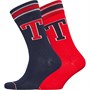 Tommy Hilfiger Mens Patch Two Pack Socks Tommy Original