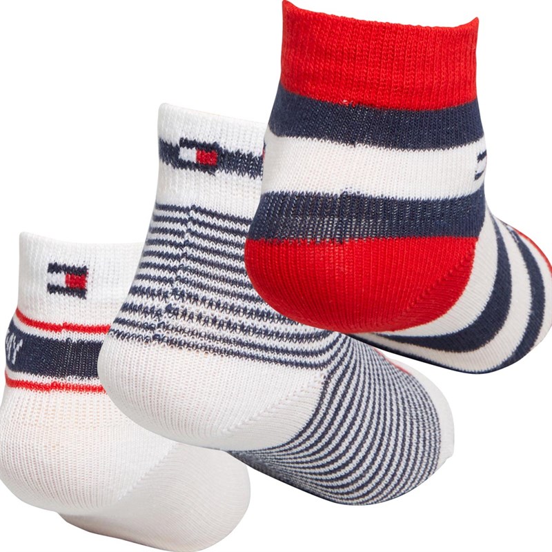 Tommy Hilfiger Kleinkind Giftbox Socken Weiß