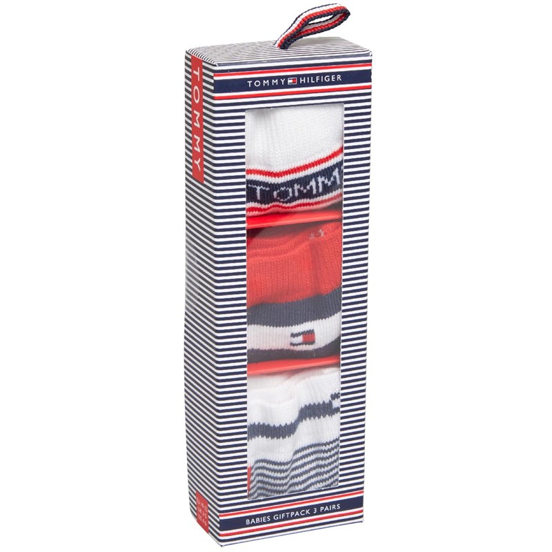 Tommy Hilfiger Kleinkind Giftbox Socken Weiß