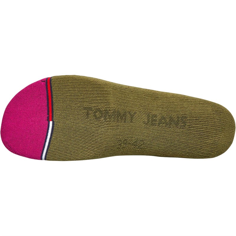 Tommy Hilfiger Mens Disruptive Short Socks Olive