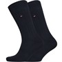 Tommy Hilfiger Mens True America Two Pack Socks Dark Navy