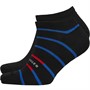 Tommy Hilfiger Mens Breton Stripe Two Pack Sneaker Socks Black