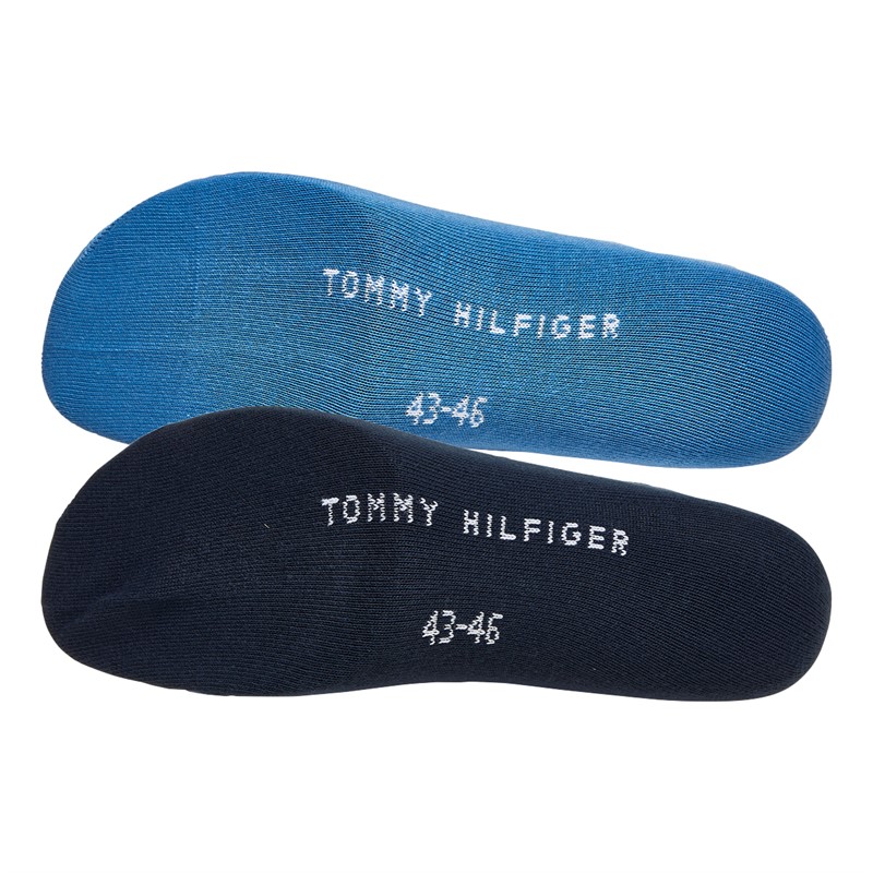 Tommy Hilfiger Mens Classic Two Pack Socks Blue/Navy