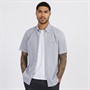 Tommy Hilfiger Mens Flex Poplin Shirt Night Sky/Optic White