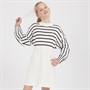 Tommy Hilfiger Girls Stripe Jumper Dress Ivory Petal Stripe