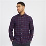 Tommy Hilfiger Mens Brushed Easy Check Shirt Deep Rouge Multi Check