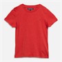 Tommy Hilfiger Boys Basic Knit T-Shirt Apple Red Heather