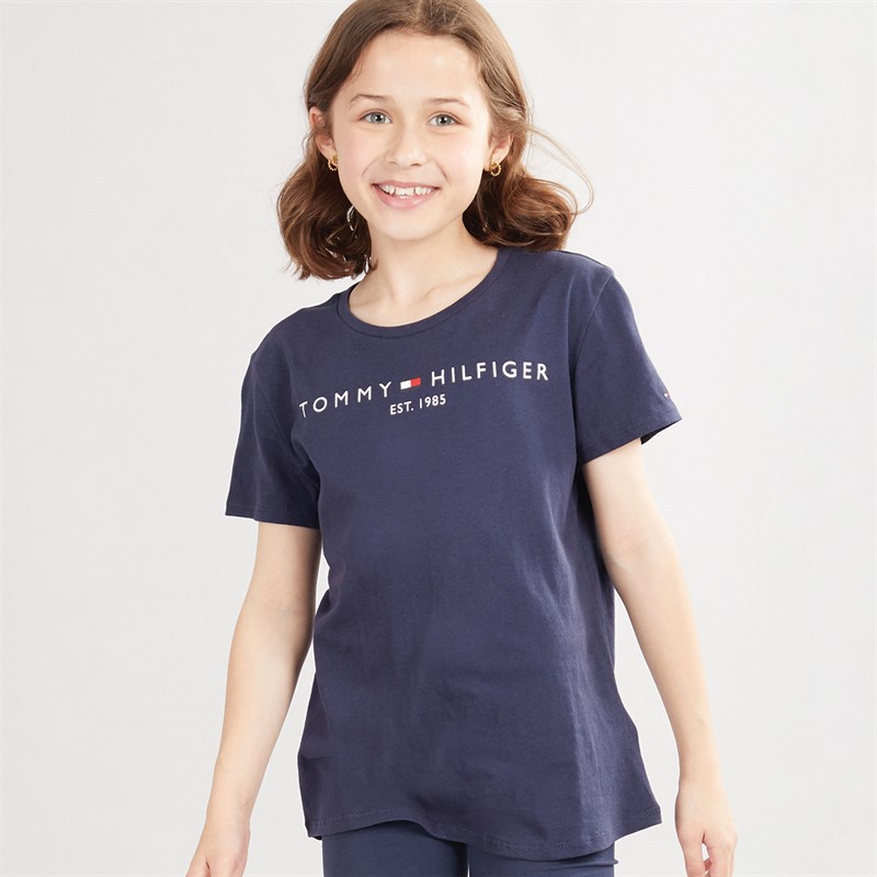 Tommy Hilfiger Girls Essential T-Shirt Twilight Navy