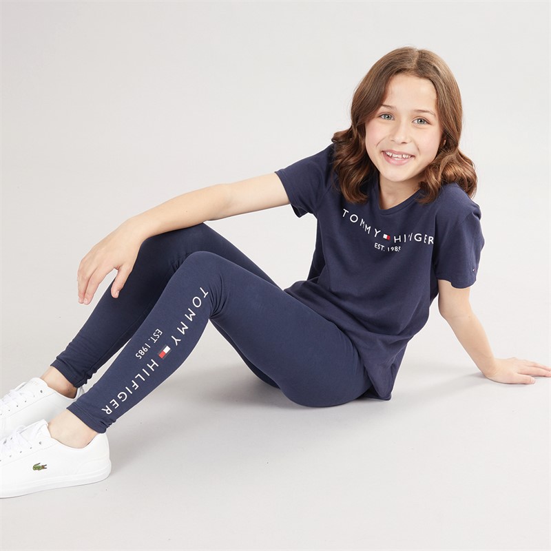 Tommy Hilfiger Girls Essential T-Shirt Twilight Navy