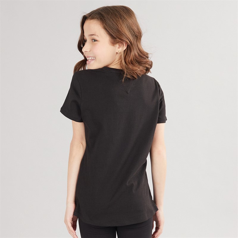 Tommy Hilfiger Girls Essential T-Shirt Black