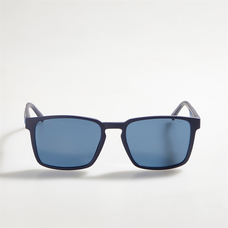 Tommy Hilfiger Mens Suglasses Matte Blue