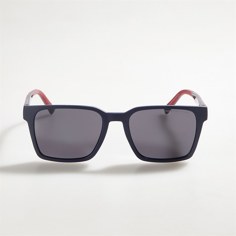 Tommy Hilfiger Mens Suglasses Blue Red