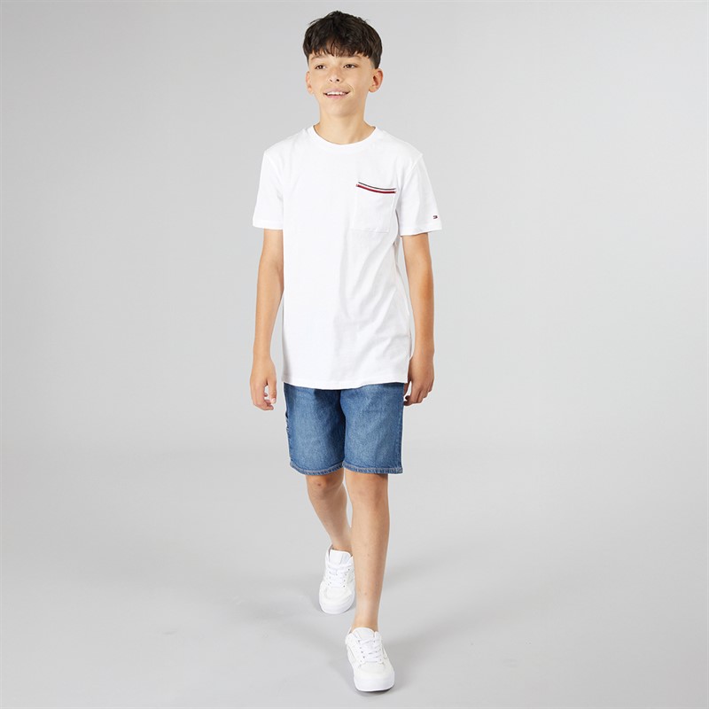 Tommy Hilfiger Boys Carpenter Denim Shorts Midblue