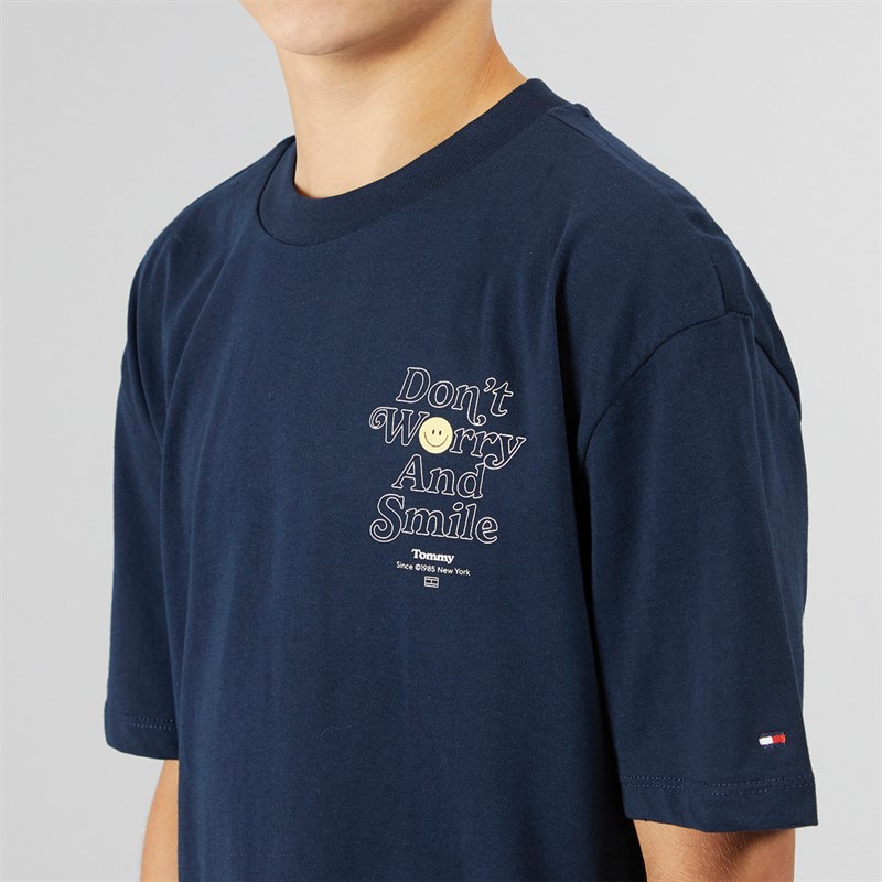 Tommy Hilfiger Boys Fun Graphic T-Shirt Dark Night Navy