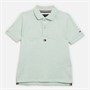 Tommy Hilfiger Boys Varsity Polo Shirt Dew Green Heather