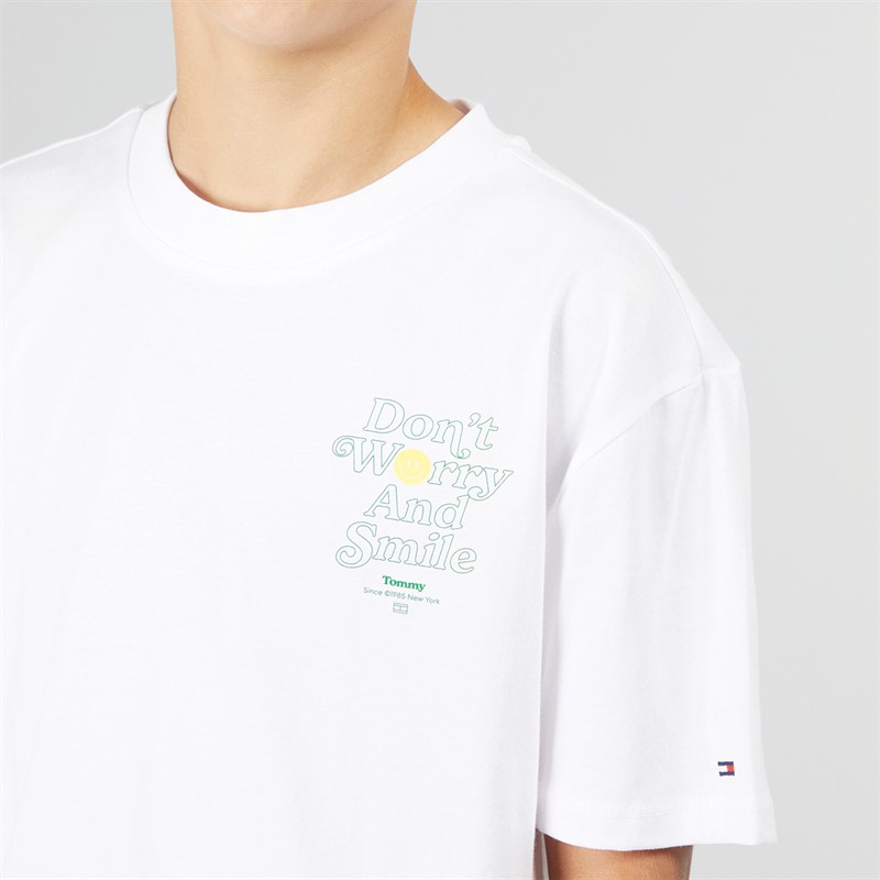 Tommy Hilfiger Boys Fun Graphic T-Shirt White