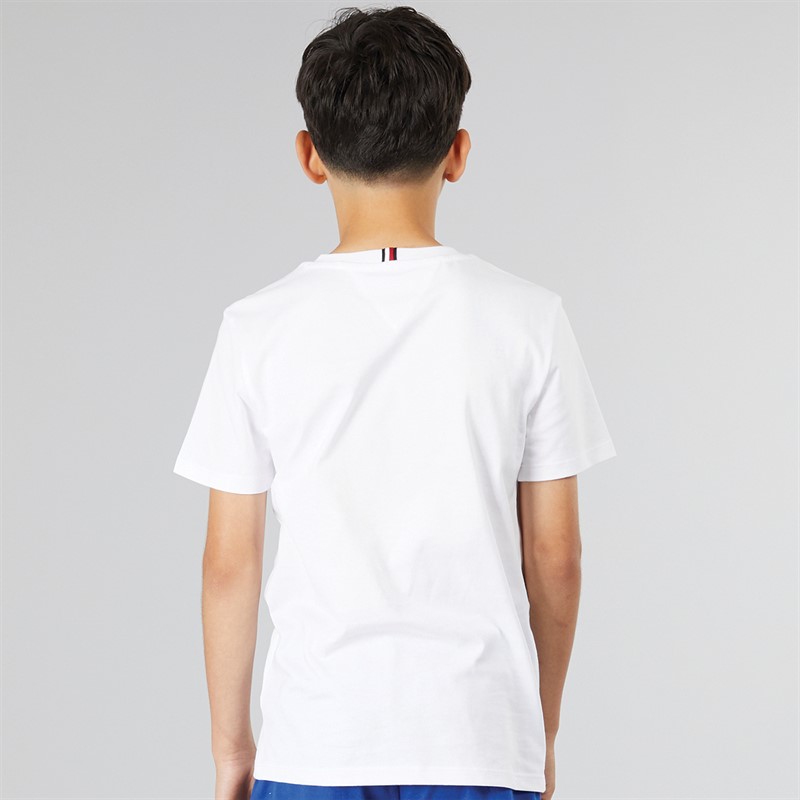 Tommy Hilfiger Boys Flag Yacht T-Shirt White