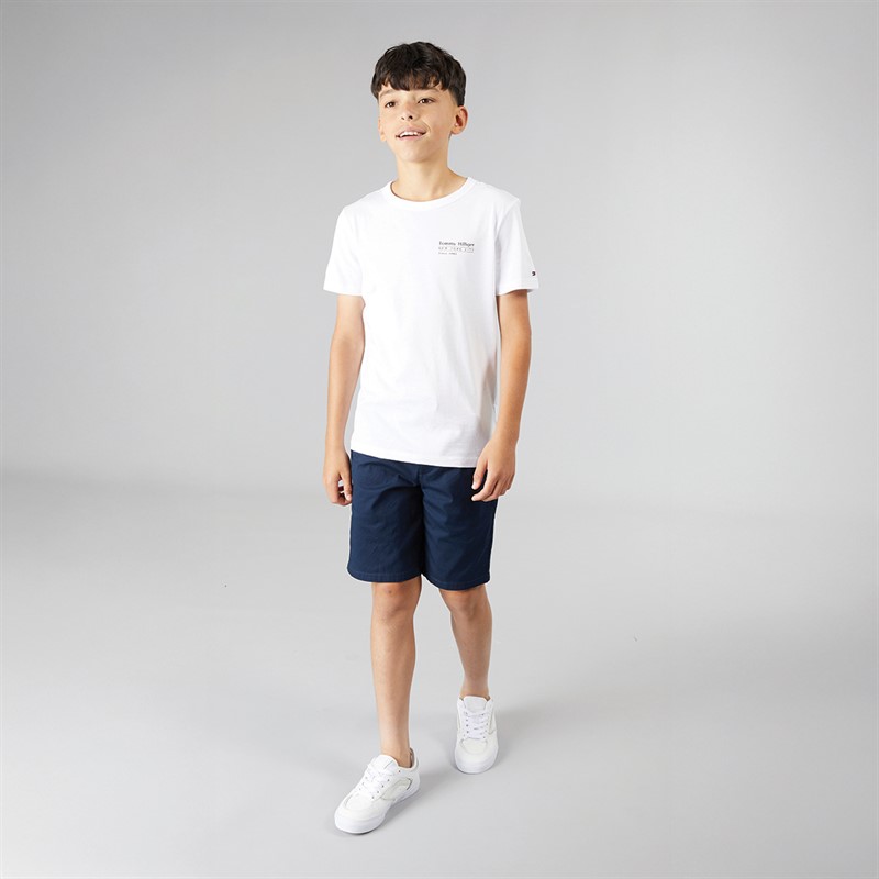 Tommy Hilfiger Boys Flag Fun T-Shirt White