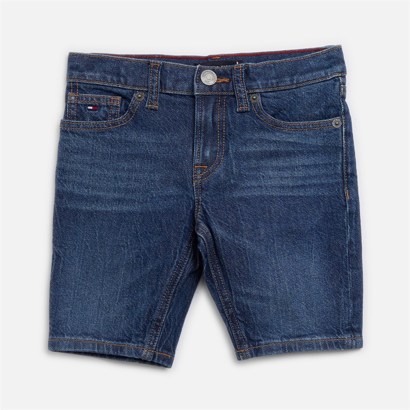 Tommy Hilfiger Boys Scanton Shorts Denim Mid Blue - Size 3Y