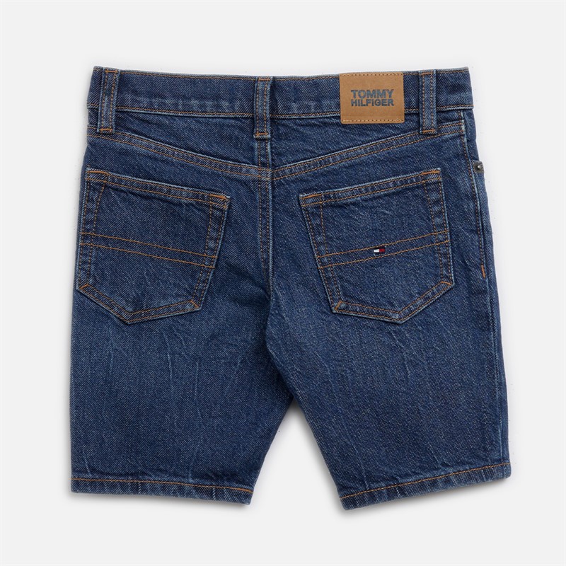 Tommy Hilfiger Boys Scanton Shorts Denim Mid Blue