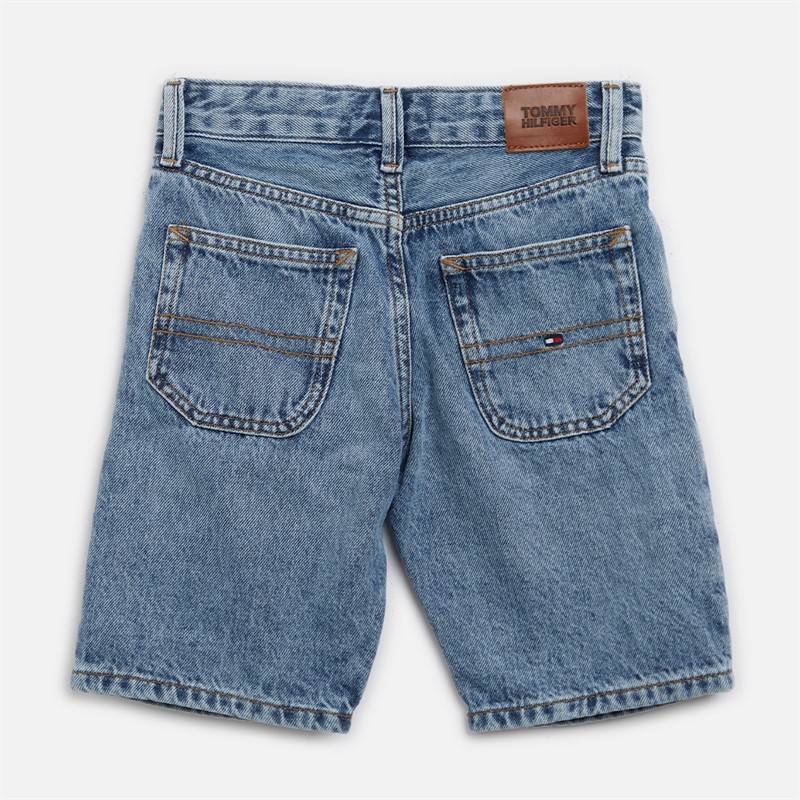 Tommy Hilfiger Boys Modern Straight Denim Shorts Authredcastmid