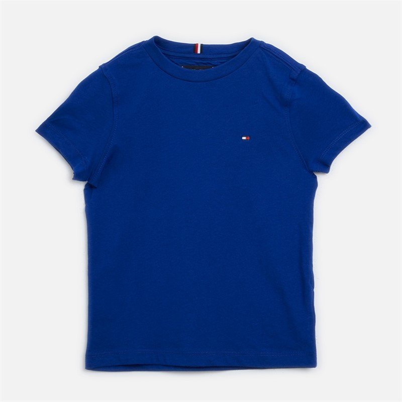 Tommy Hilfiger Boys Essential Cotton T-Shirt Wedge Blue