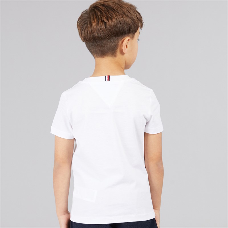 Tommy Hilfiger Boys Graphic T-Shirt White