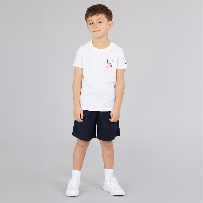 Tommy Hilfiger Boys Graphic T-Shirt White