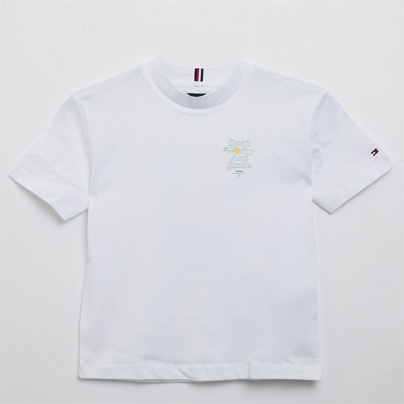Tommy Hilfiger Boys Fun Graphic T-Shirt White