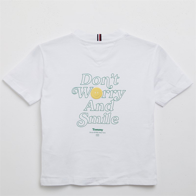 Tommy Hilfiger Boys Fun Graphic T-Shirt White