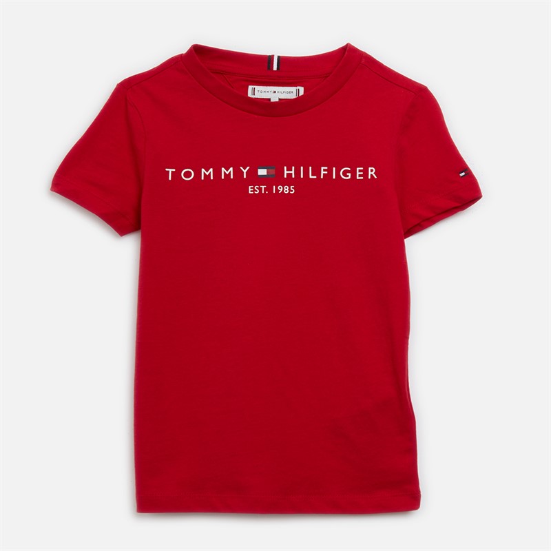 Tommy Hilfiger Kids Corp Logo T-Shirt Primary Red