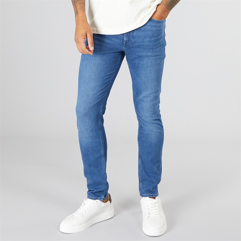 Tommy Hilfiger Mens Bleecker Slim Jeans Lake Blue