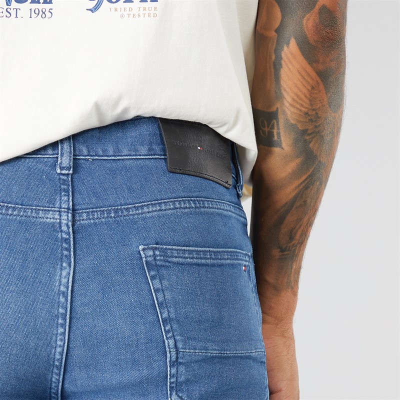 Tommy Hilfiger Mens Bleecker Slim Jeans Lake Blue