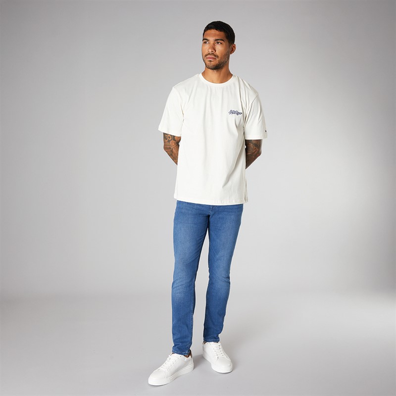 Tommy Hilfiger Mens Bleecker Slim Jeans Lake Blue